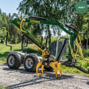 Skogsvagn ATV 3 ton, med kran 4,2 m