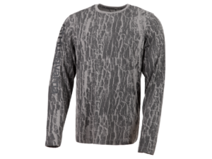 Husqvarna XPLORER T-shirt barkmönstrad kamouflage, långärmad 